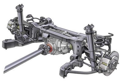 Cadillac spring alignment  front suspension