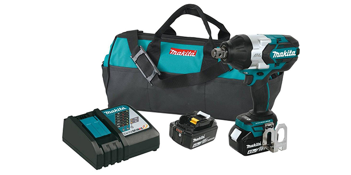 18V LXT Lithium-Ion Brushless High Torque 3/4" Impact Wrench Kit (XWT07M). Also available in 1/2" and 7/16" Hex.