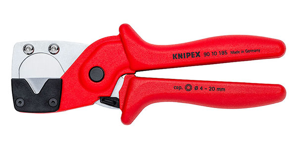 Knipex 90-10-185 8" Pipe Cutters for Multilayer and Pneumatic Hoses
